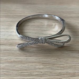 Kate Spade Rhinestone Bow Bangle Bracelet